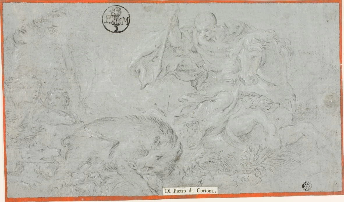 Copia dell'affresco di Scena dalla vita di Silla, nella Sala di Saturno, Palazzo Pitti - Art Institute of Chicago